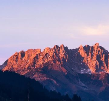 wilder kaiser herrbstsonne