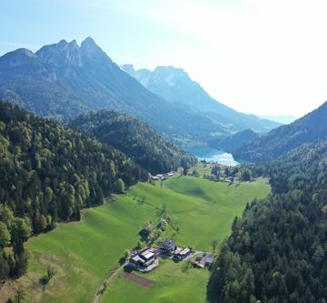 Der Hagenhof von oben