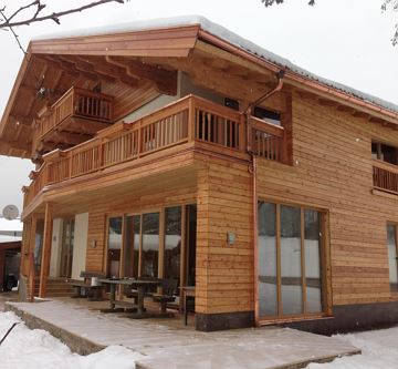 Söll Haus im Winter