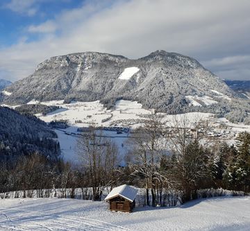 Blick vom Balkon Richtung Söll