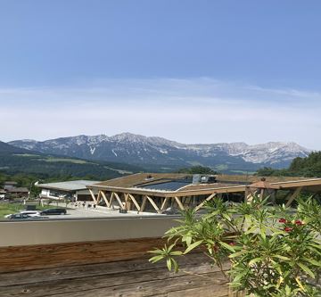 Blick vom Balkon