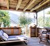 Ausblick Appartement Murmele zur Terasse