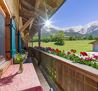 Balkon mit Blick auf den Wilden Kaiser