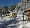 Ferienhaus im Schnee