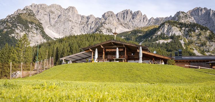 Wochenbrunner Alm Richtung Kaisergebirge