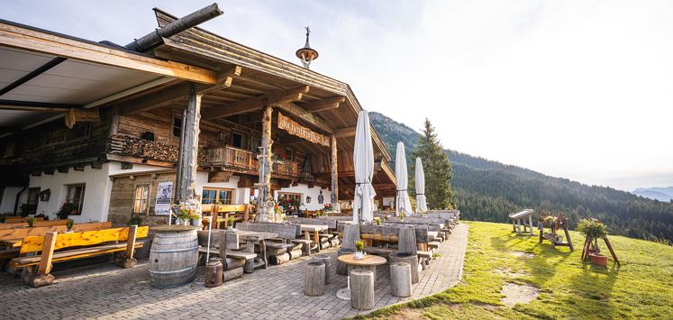 Wochenbrunner Alm Südterrasse