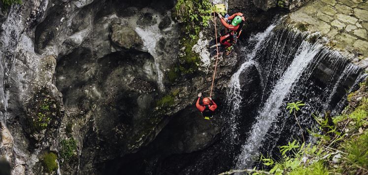 Canyoning in der Taxerklamm