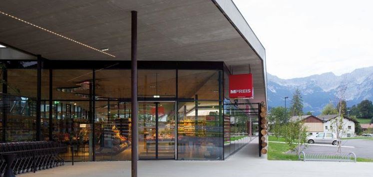 Söll_MPREIS Außenansicht_Wilder Kaiser