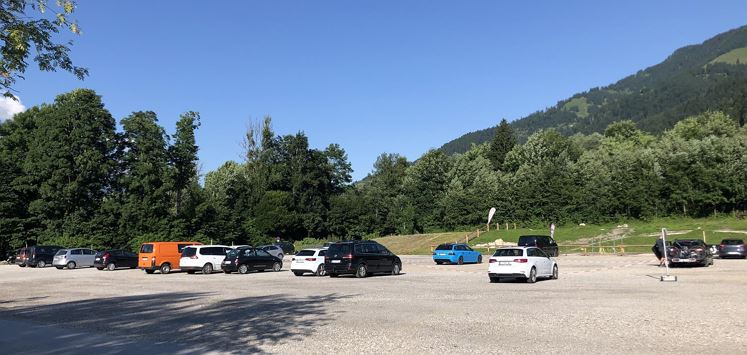 Söll_Ahornsee Parkplatz_Wilder Kaiser