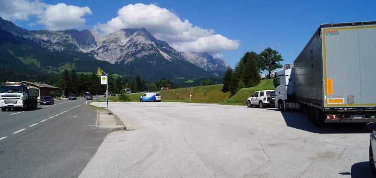 Söll_Parkplatz Bocking1_Wilder Kaiser