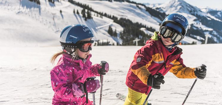 Skifahren Kinder