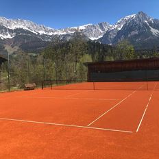 Tennis court at the Waldhof Resort hotel