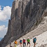 Mountain hike through the Wilder Kaiser from north to south