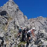 Mountain hike & climb to the Gruttenköpfl