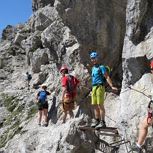 Guided Via Ferrata Tour thru the Jubiläumssteig trail