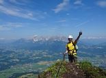 Drahtesel– Drahtseil: KitzbühelerHorn Klettersteig