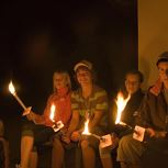 Torchlight hike