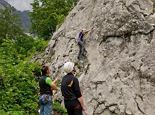 First rock climbing experiences