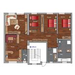 Apartment, bath, toilet, 2 bed rooms