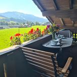 Doppelzimmer, Küche, Dusche, WC, Balkon