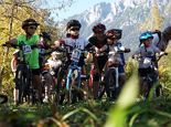 Mountain bike training tour for children