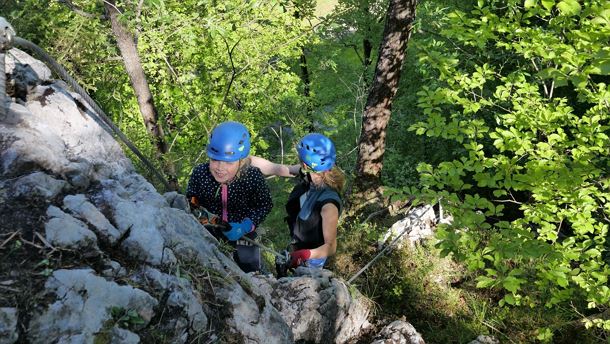 Weißbach Gams Kitz Klettern Klettersteig 5 (c) Alpinskischule Hirnböck.jpg