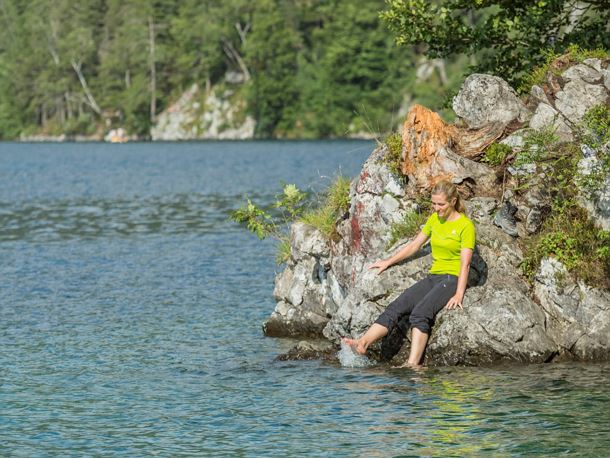 Abkühlung im Hintersteinersee