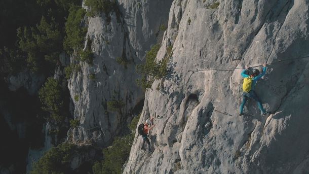 Klettersteig s'Schuastagangl Steinplatte
