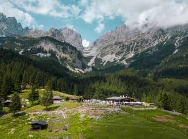 Kaiserkrone - Zustieg/Abstieg Ellmau, Wochenbrunner Alm-Gruttenhütte