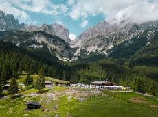 Kaiserkrone - approach/descent Ellmau, Wochenbrunner Alm-Gruttenhütte