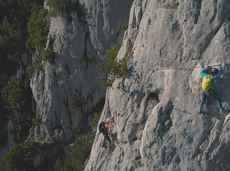 Klettersteig s'Schuastagangl Steinplatte