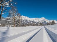 Schattseit cross-country skiing and hiking route