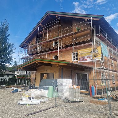 Baufortschritt Sennerei Söll