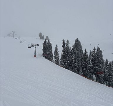 Nebel in der SkiWelt 2026