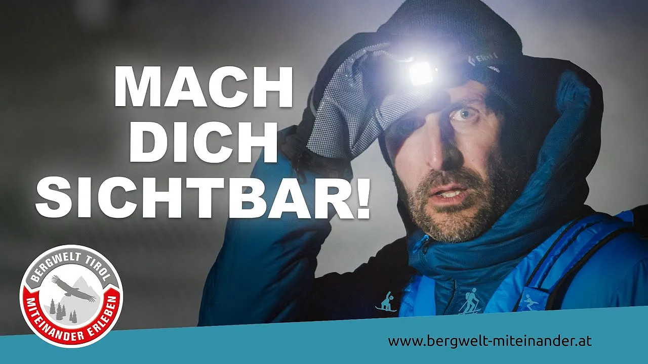 Ski tours: Make yourself visible! Bergwelt Tirol – Experiencing the Mountains Together