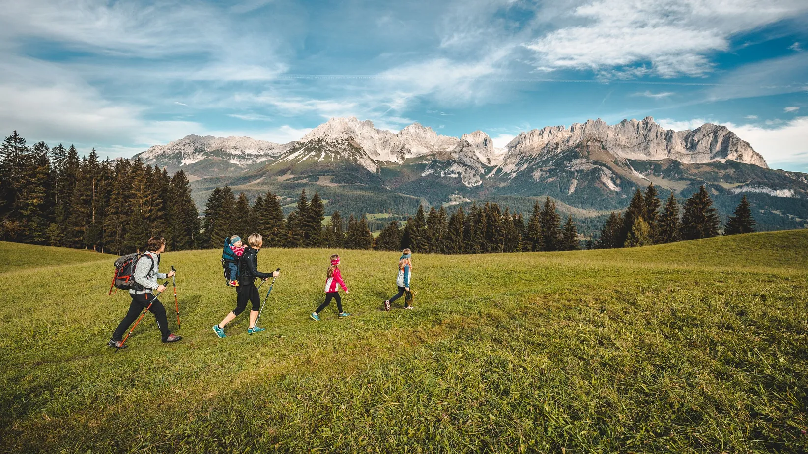 Your autumn moment: family time in the Wilder Kaiser