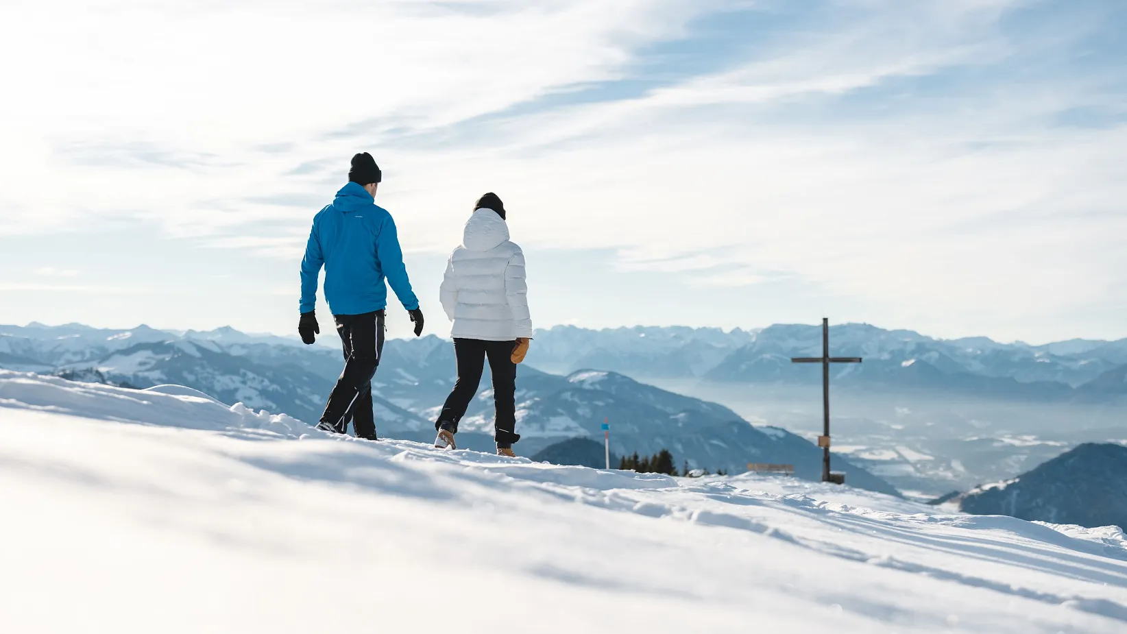 Winter hiking in the Wilder Kaiser region