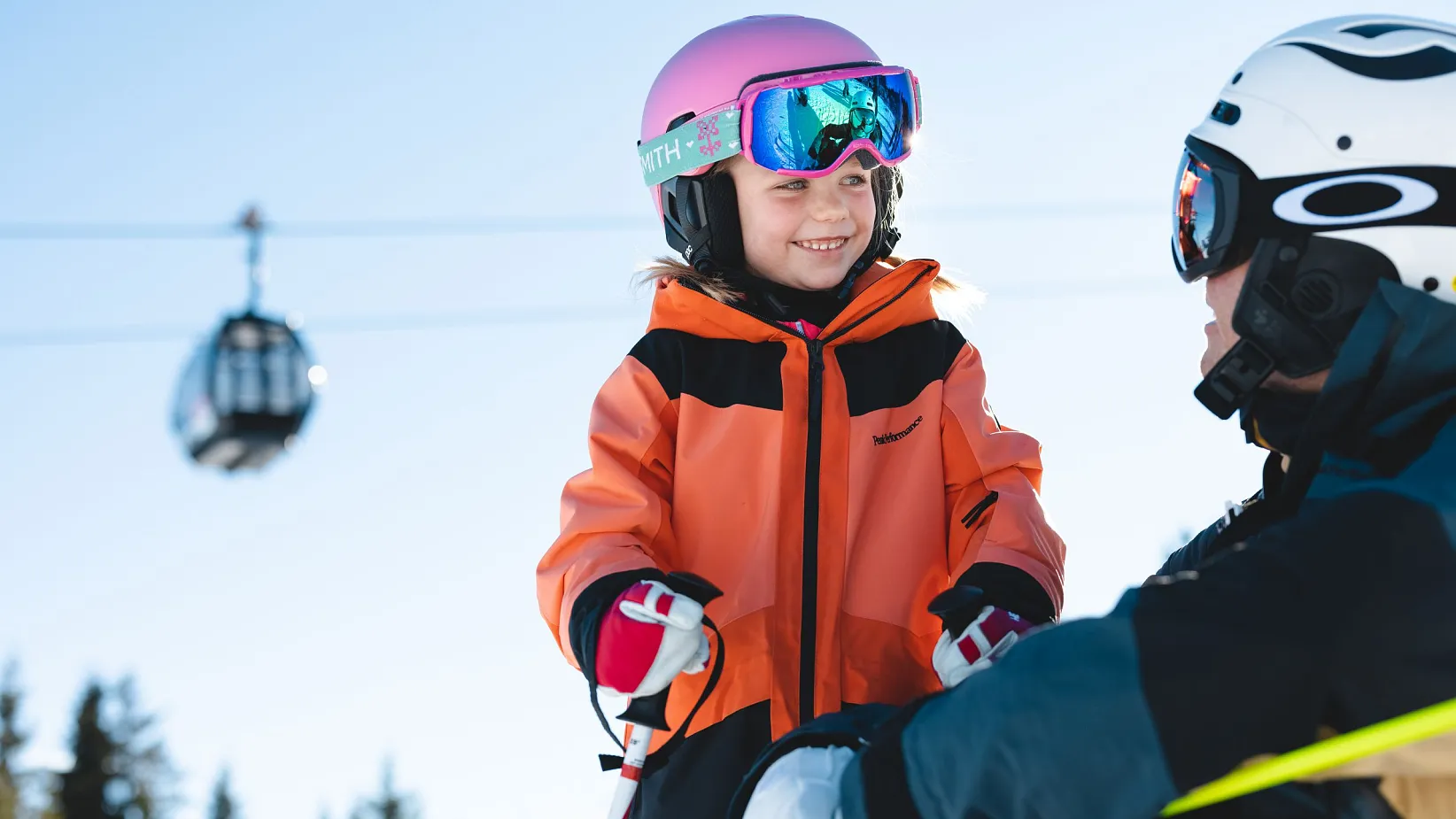 Skiing in the Kinderland at the Wilder Kaiser