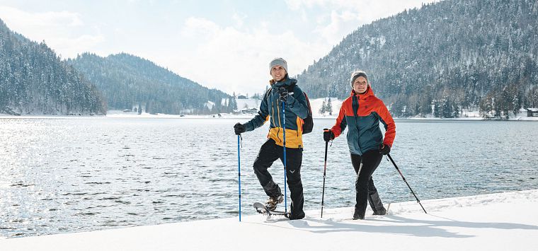 Snowshoe hiking