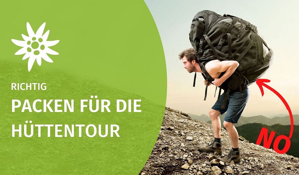 Richtig packen für die Hüttentour | Berge im Kopf