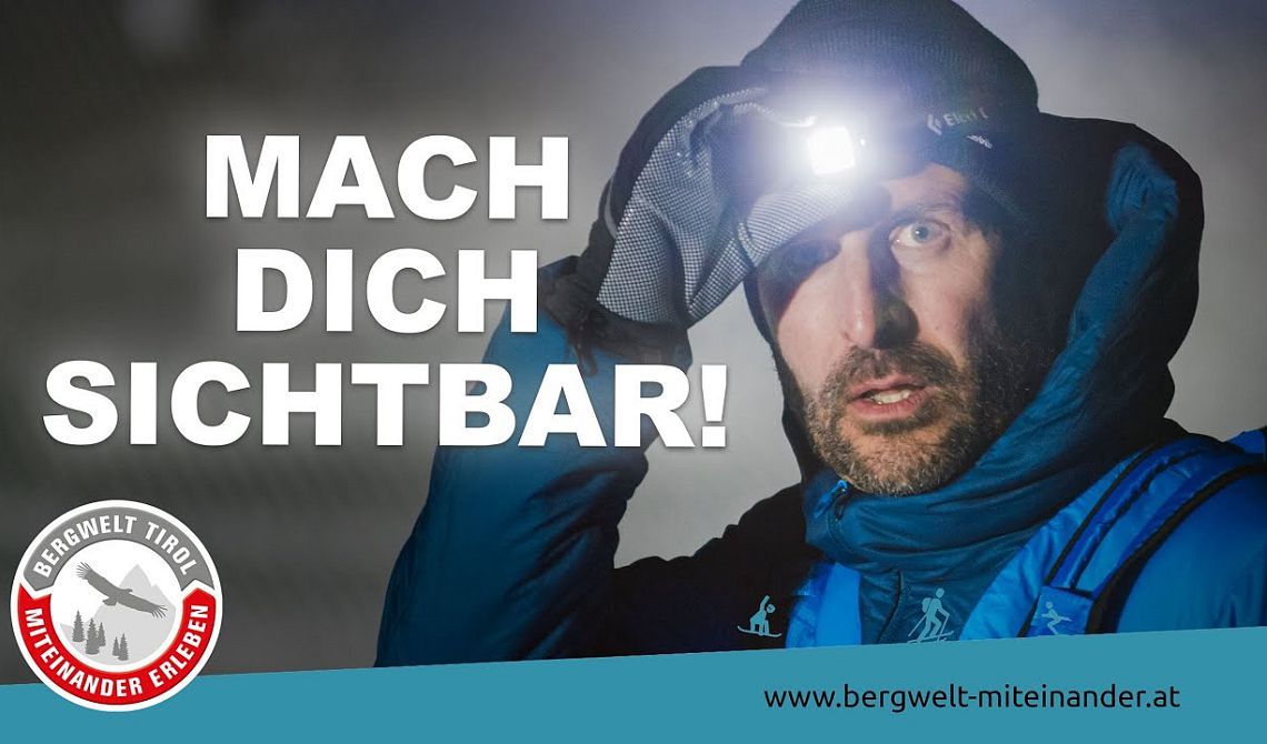 Pistentouren: Mach dich sichtbar! Bergwelt Tirol - Miteinander Erleben