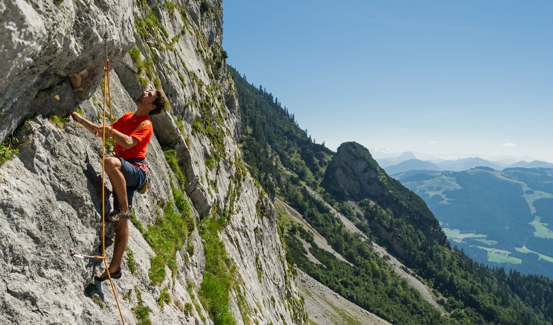 Climbing park Multerkarwand in Scheffau am Wilden Kaiser